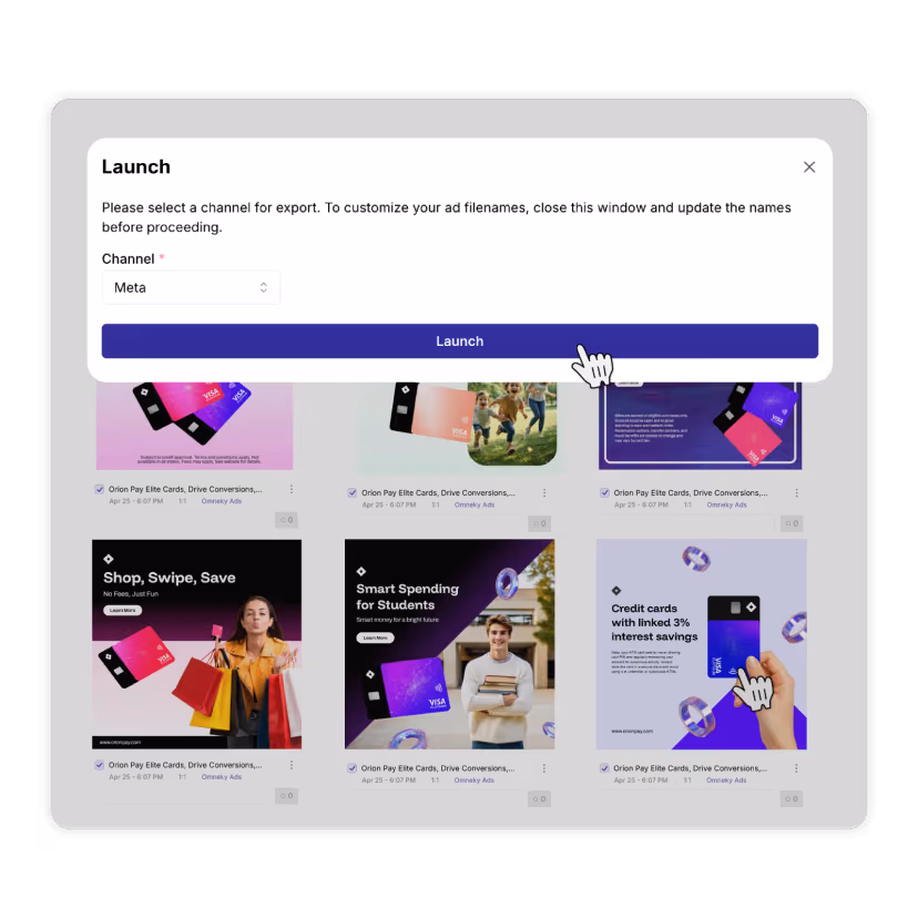 Creative Brief interface